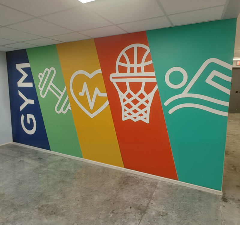 Gym Mural