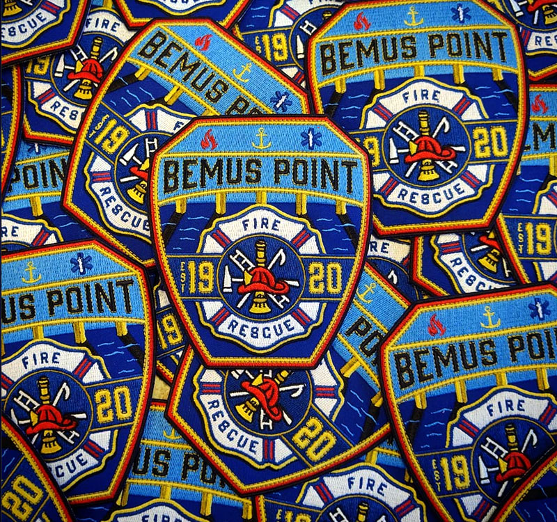 Bemus Point Fire 100th Patch Design